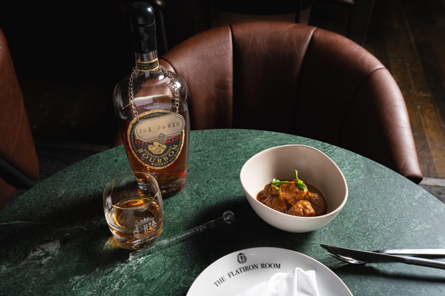 Michter's 10 Year Bourbon and Bourbon BBQ Meatballs