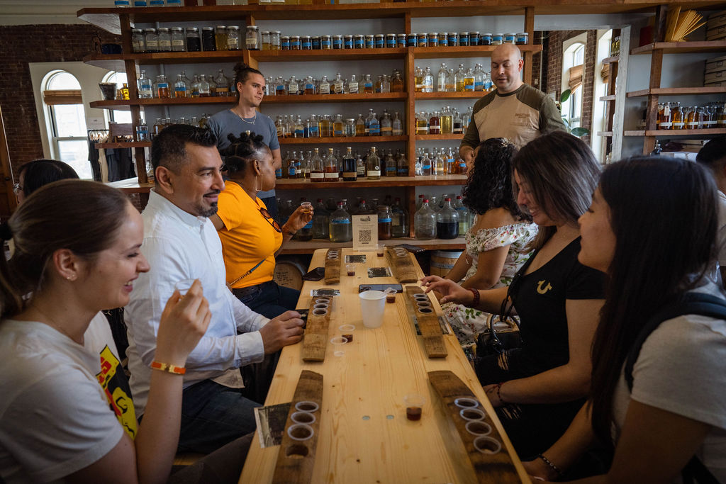 Tasting Whiskey at Kings County