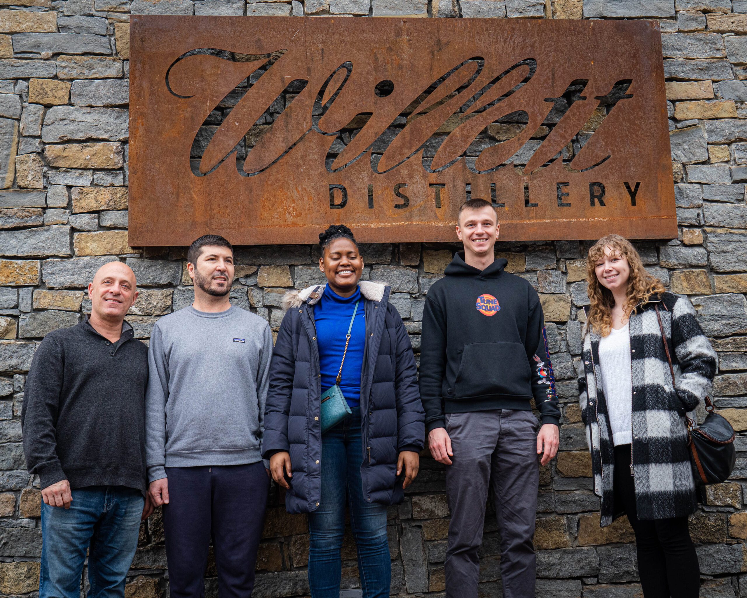 At Willet Distillery to pick out our private barrel